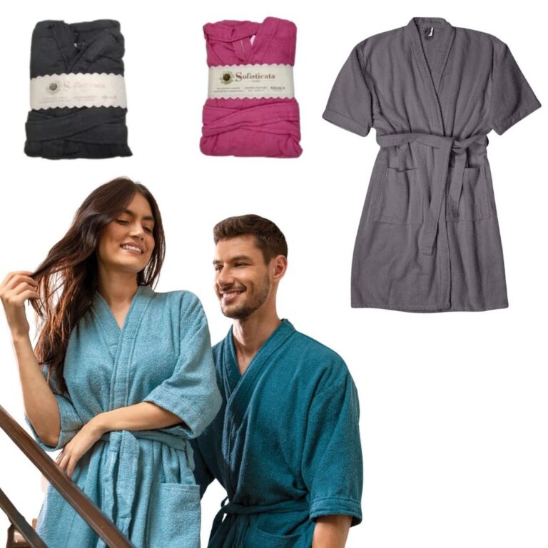 Roupão de Banho Atoalhado Felpudo Unissex Luxo Ma