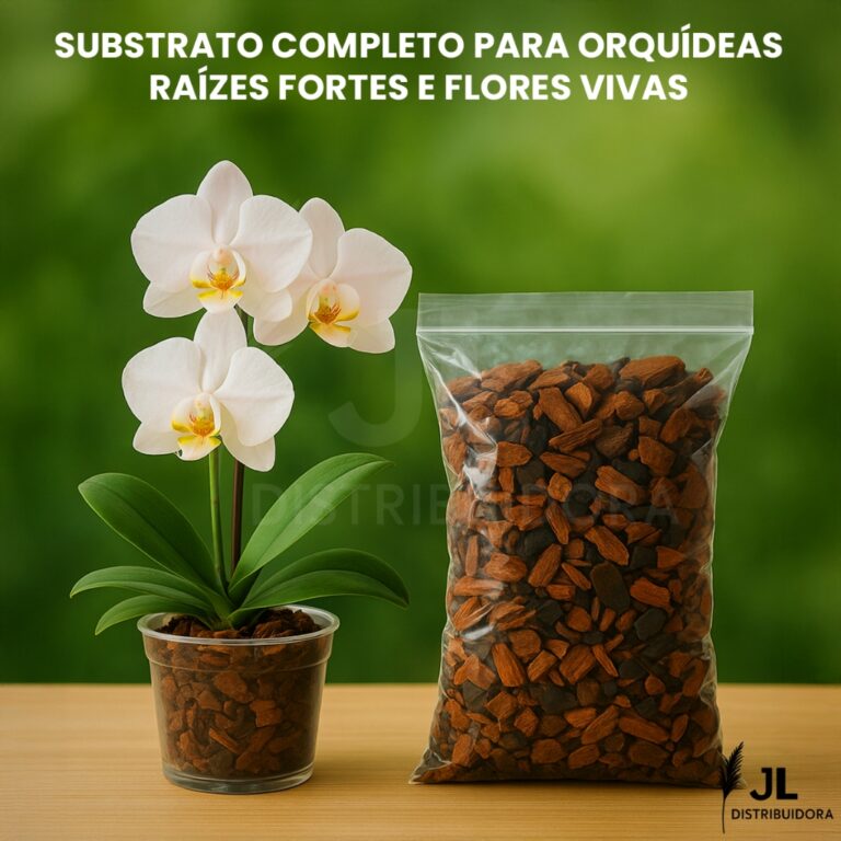 Mix Substrato Para Orquídeas Casca De Pinus Carv�