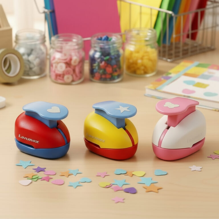 Furador 16mm Papel e EVA Coração Estrela e Borbo