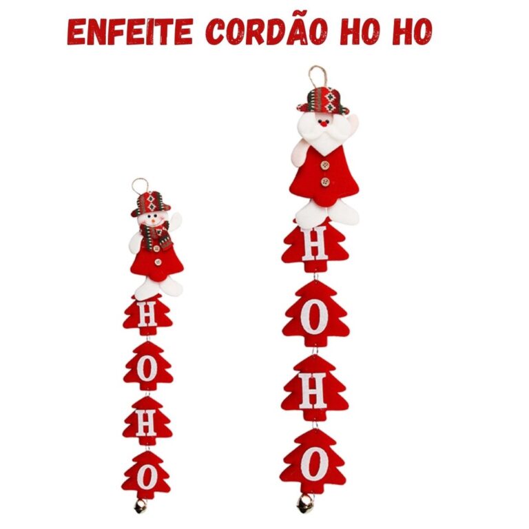 ENFEITE  MAESTRIA CORDAO HO HO HO