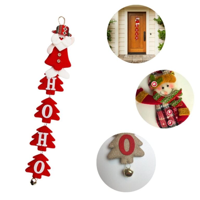 Enfeite de Pendurar Porta Guirlanda Papai Noel Bon