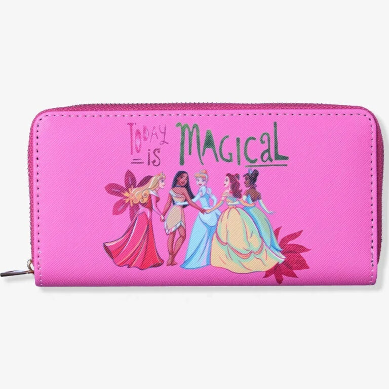 CARTEIRA PRINCESAS – DISNEY Desenho cor Rosa