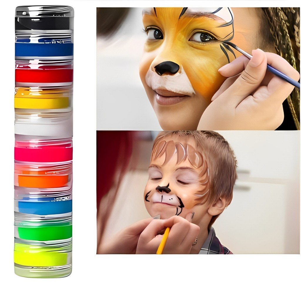 TINTA AQUARELA DE ROSTO FACIAL CREMOSA ROSTINHO PINTADO