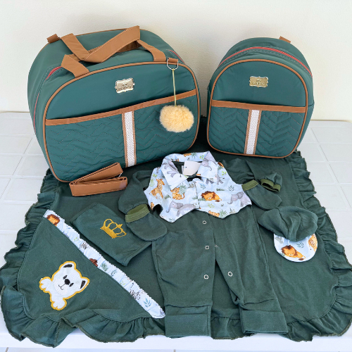 Kit Bolsa Mala Maternidade com Saída Maternidade 