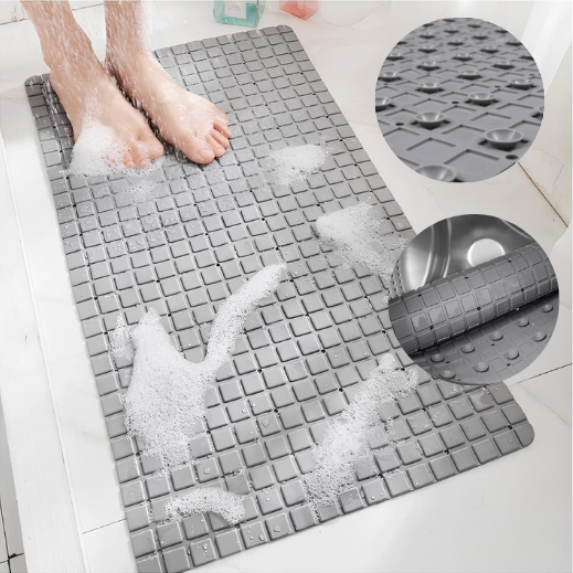 Tapete de Banheiro Antiderrapante Box com Ventosa 