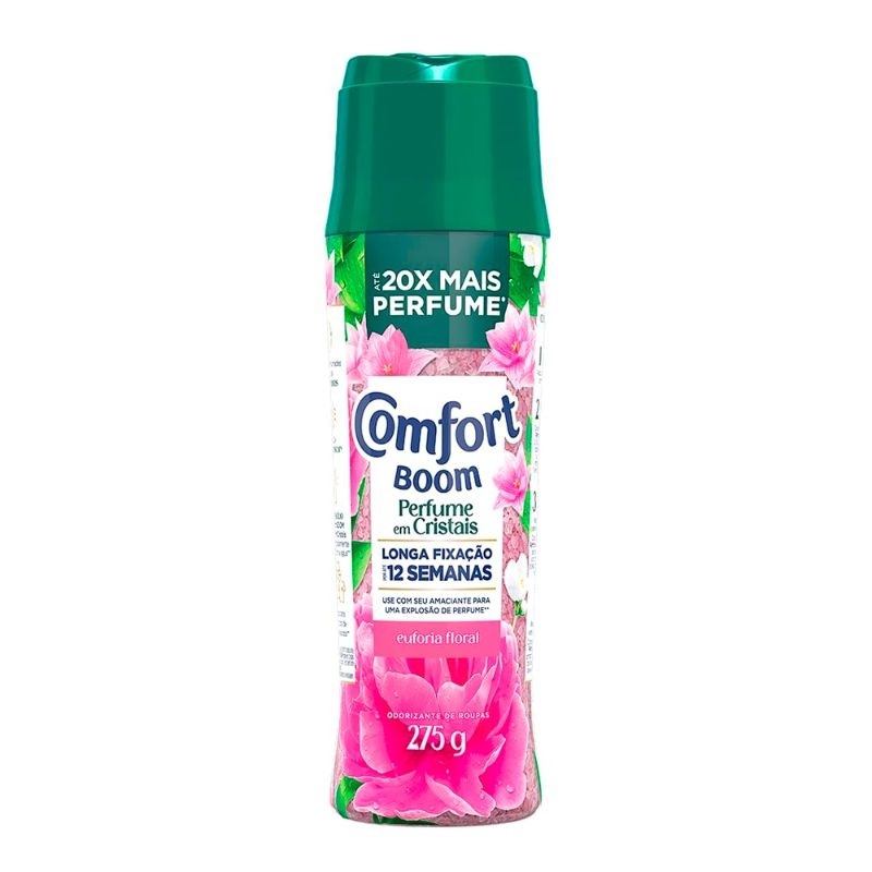 Comfort Boom Perfume em Cristais Explosão de Frescor 275g 20x mais perfume Roupas mais perfumadas.