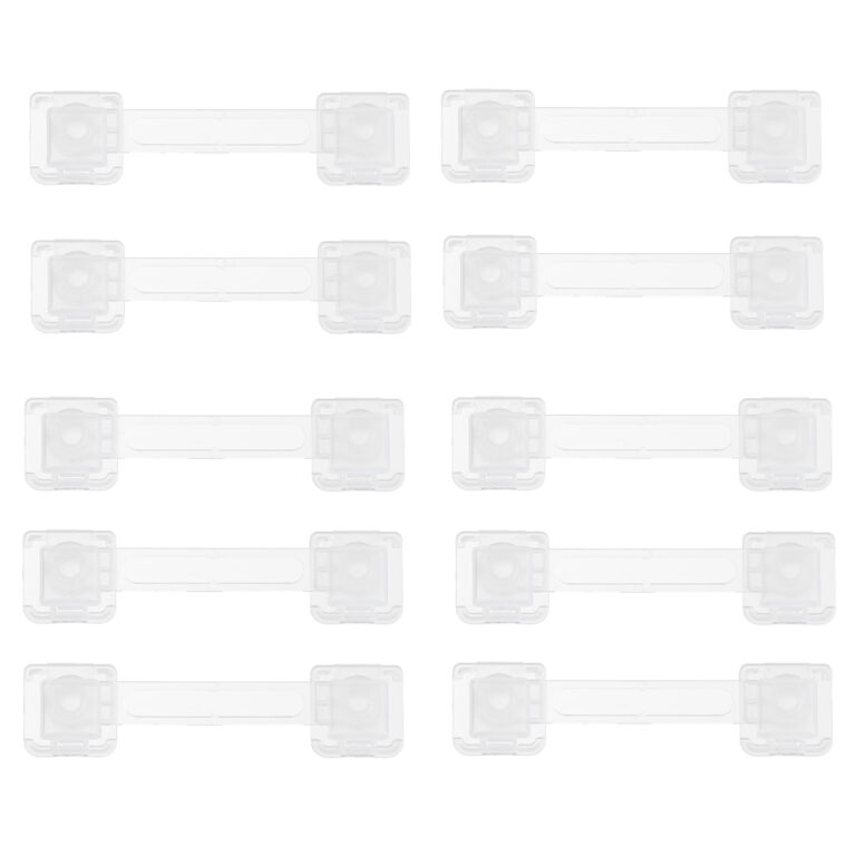 Kit 10 Trava De Gaveta Armário Segurança Proteto