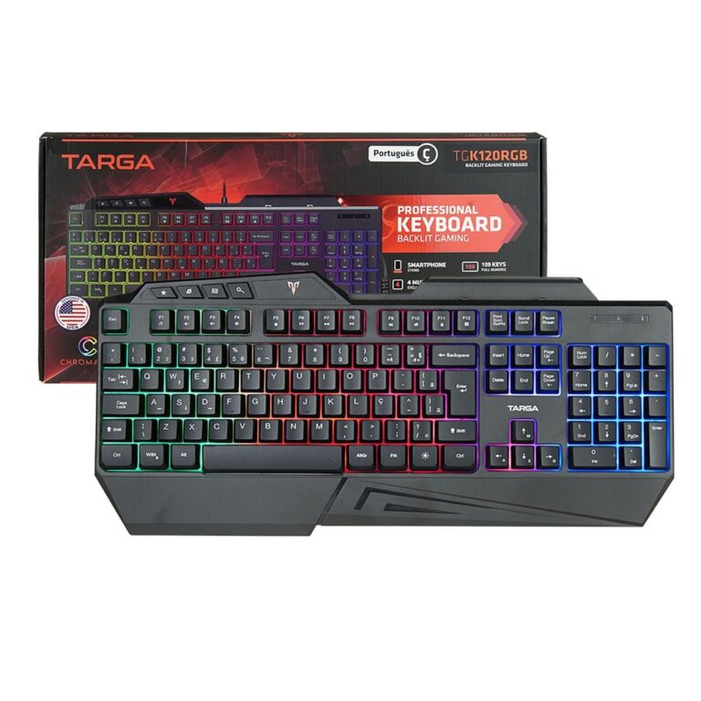 Teclado Gamer Rgb Com Teclas Antighosting Conexão