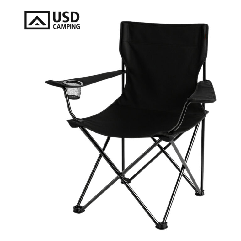 Cadeira Dobrável com Porta Copos Pesca Praia Acam