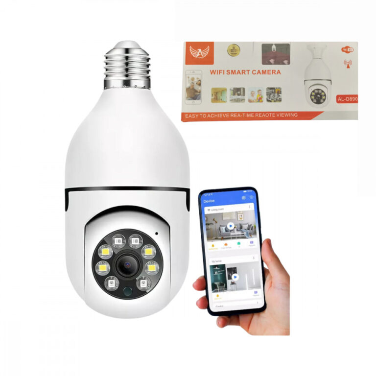 Câmera 360° Wi-Fi HD com Visão Noturna e Áudio