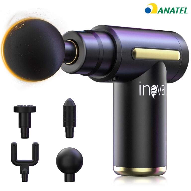 INOVA Pistola de massagem elétrica, massageador d