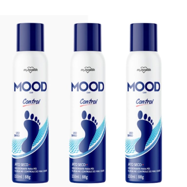 Kit 3 Desodorante para Pés Mood Control Jato Seco
