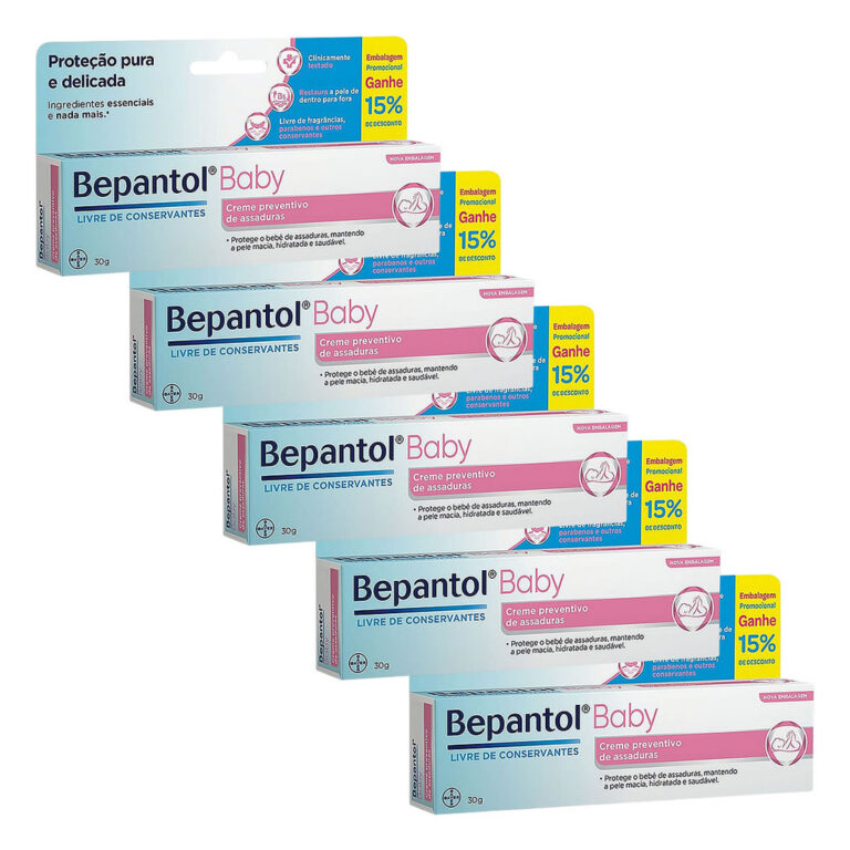 Kit 5 Bepantol Baby 30g com 15% de Desconto