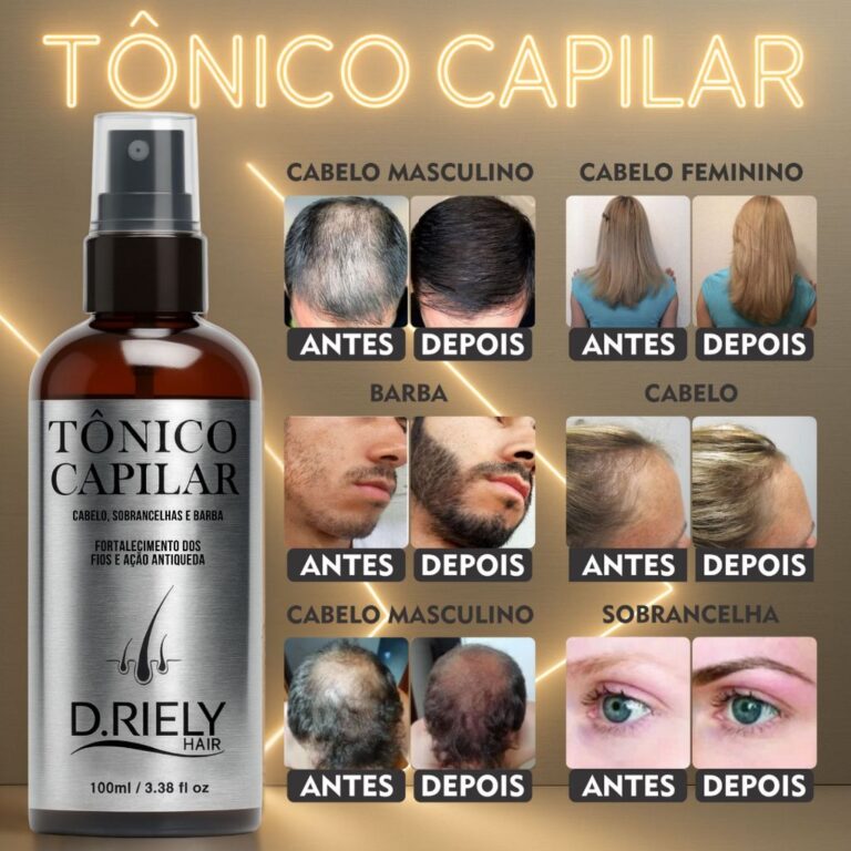 Tônico Crescimento Capilar, Barba e Sobrancelha D