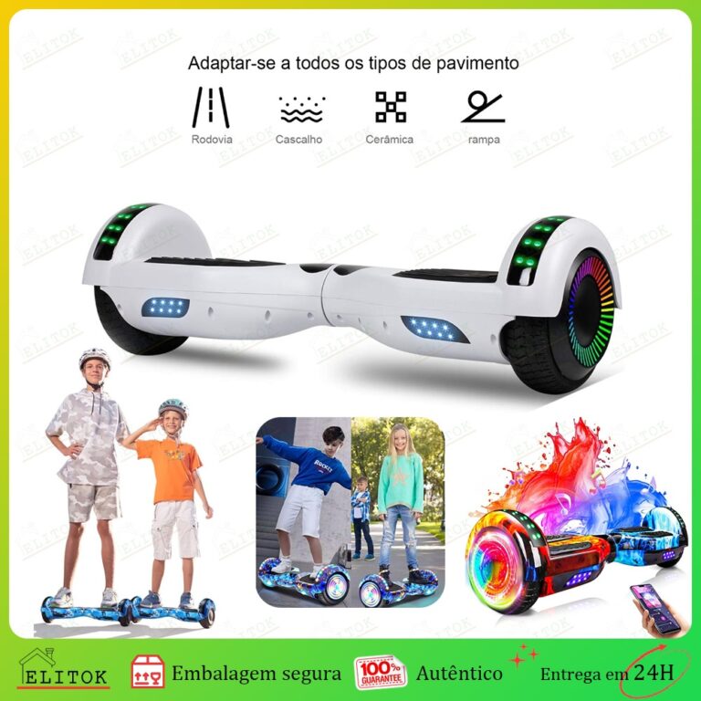 Hoverboard Infantil 8 Polegadas Skate Elétrico LE