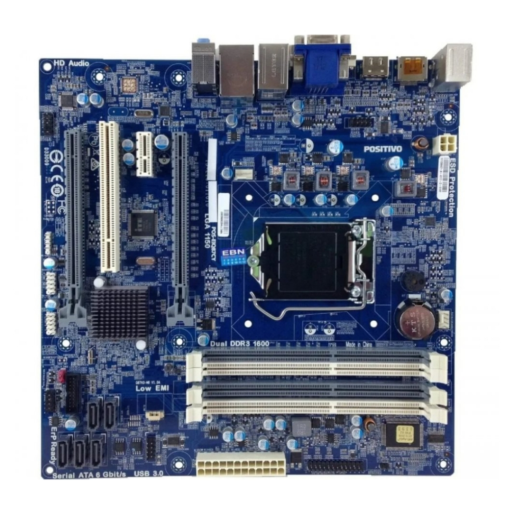 Placa Mãe LGA 1150  POS-EIQ87CY  Chipset Q87 – 4 geração