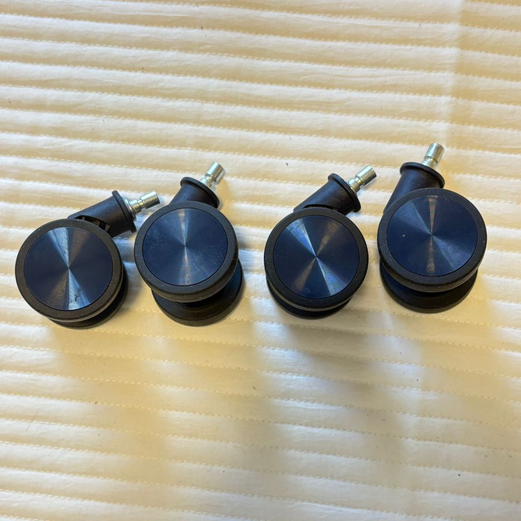 Roda Dupla REMOVÍVEL para Mala de Viagem (preta, azul ou vermelha)
