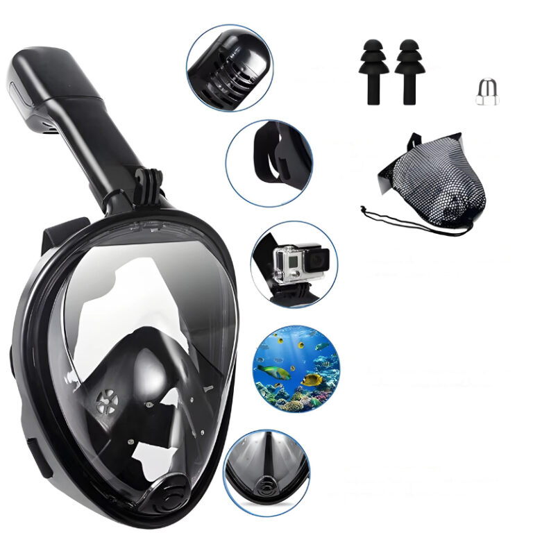 Máscara de Mergulho Snorkel Full Face Suporte Gop