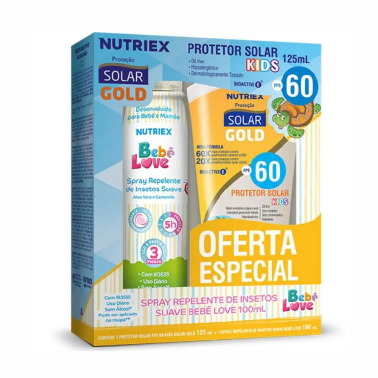 Kit Protetor Solar Kids FPS60 125ml + Repelente Su