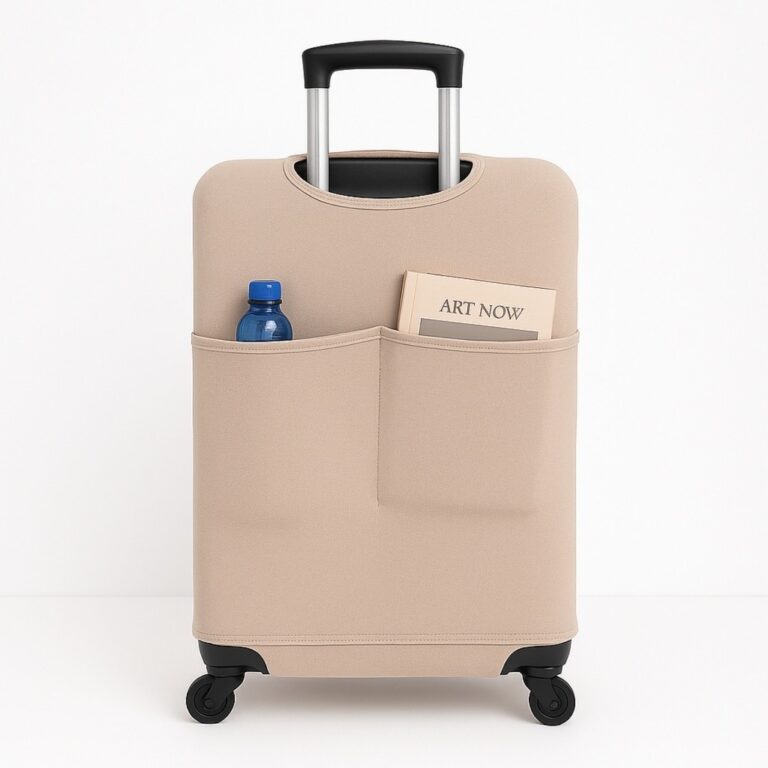 Capa Para Mala Viagem com Bolso Canguru Protetor d