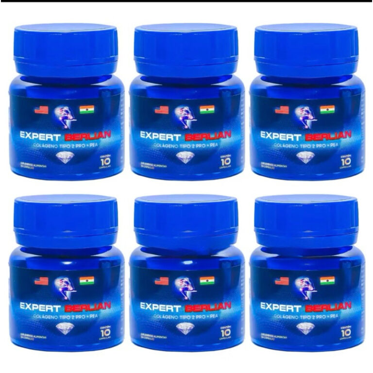 6 potes Novo Colágeno Tipo 2 Pro + Pea 60 CAPS ( 