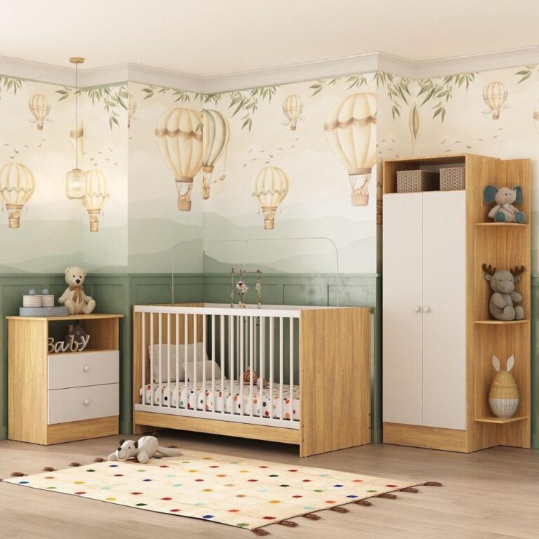 Jogo De Quarto Infantil Trevalla Móveis Pom Pom 3