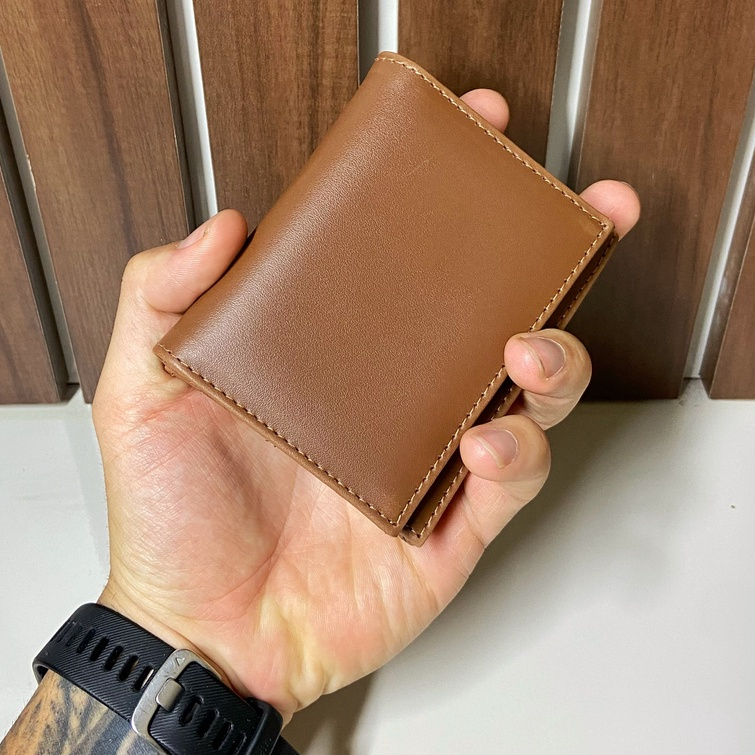 Carteira Masculina de Couro PU Premium com 6 Porta