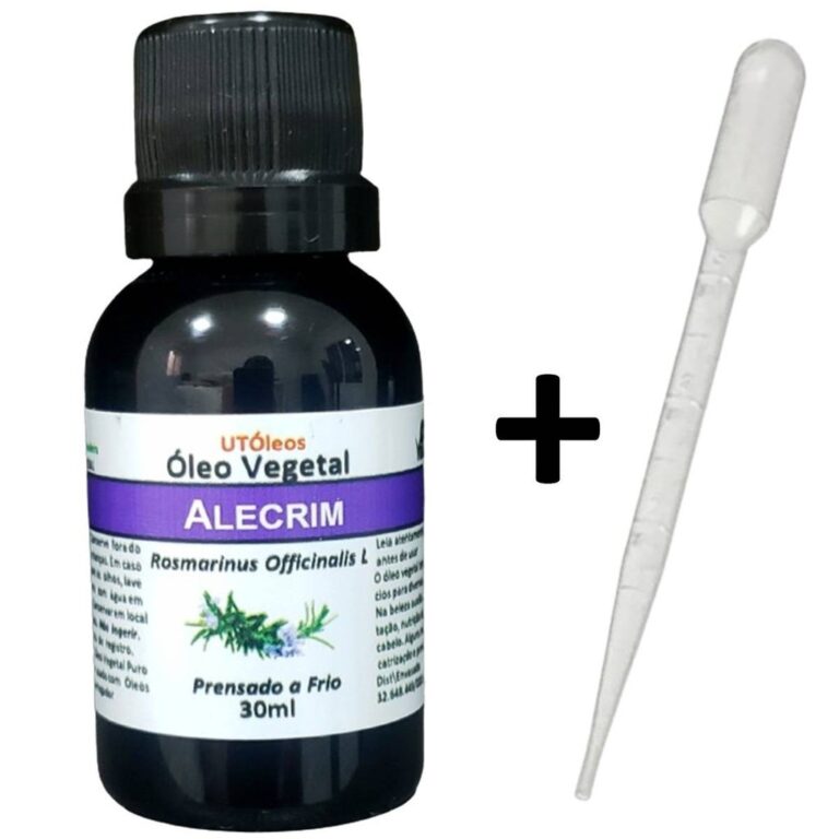 Óleo Vegetal De Alecrim 100% Puro 30ml