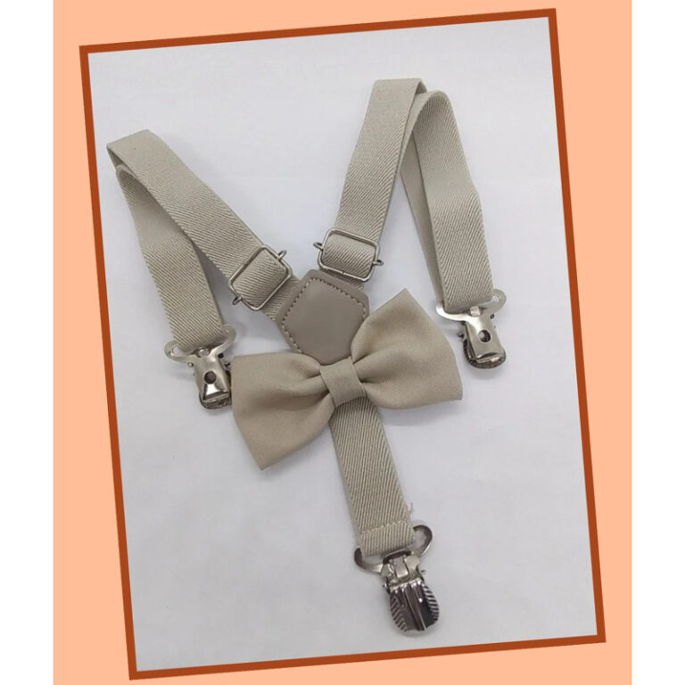 KIT SUSPENSÓRIO COM GRAVATA BORBOLETA INFANTIL BE