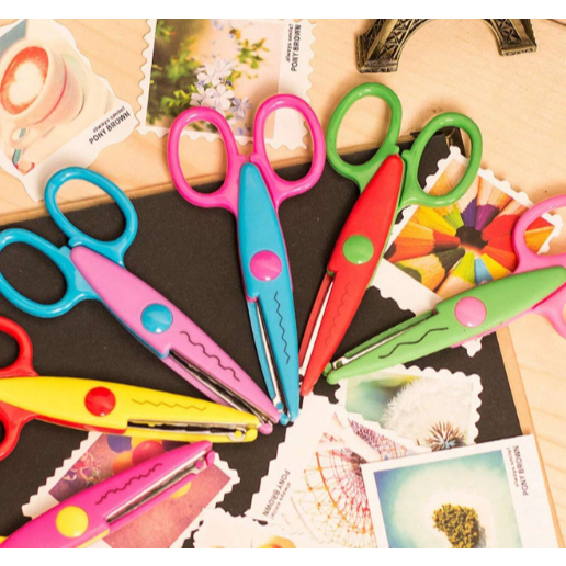 Tesouras Para Picotar Corte Decorado Scrapbook Tes
