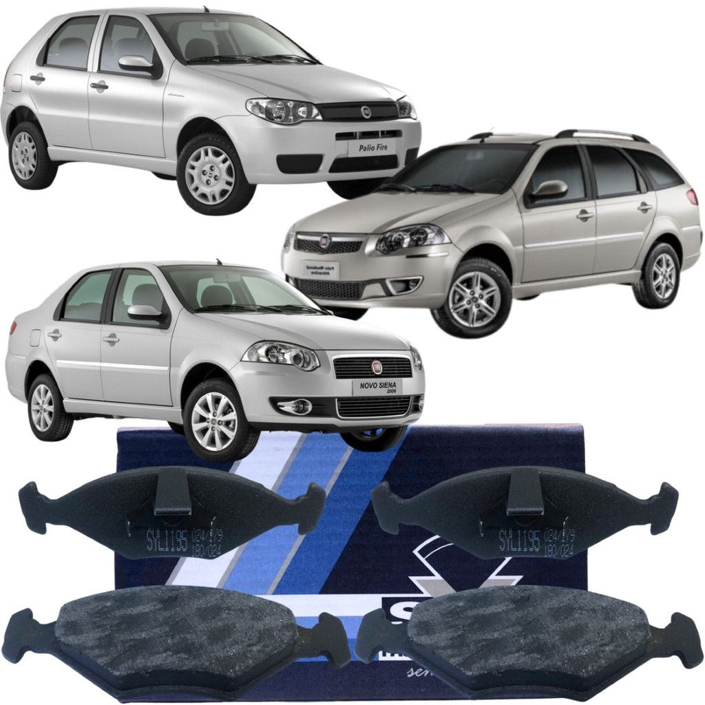 Pastilha De Freio Dianteiro Syl Para Fiat Palio E Fiat Siena