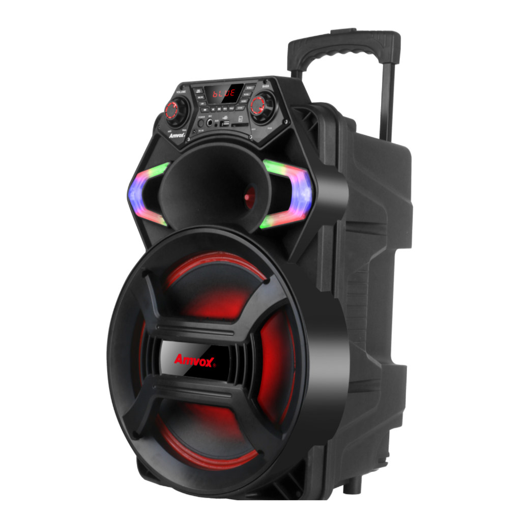 Caixa de Som Amplificada Aca 550 Strondo II Bluetooth 550W Bivolt Amvox
