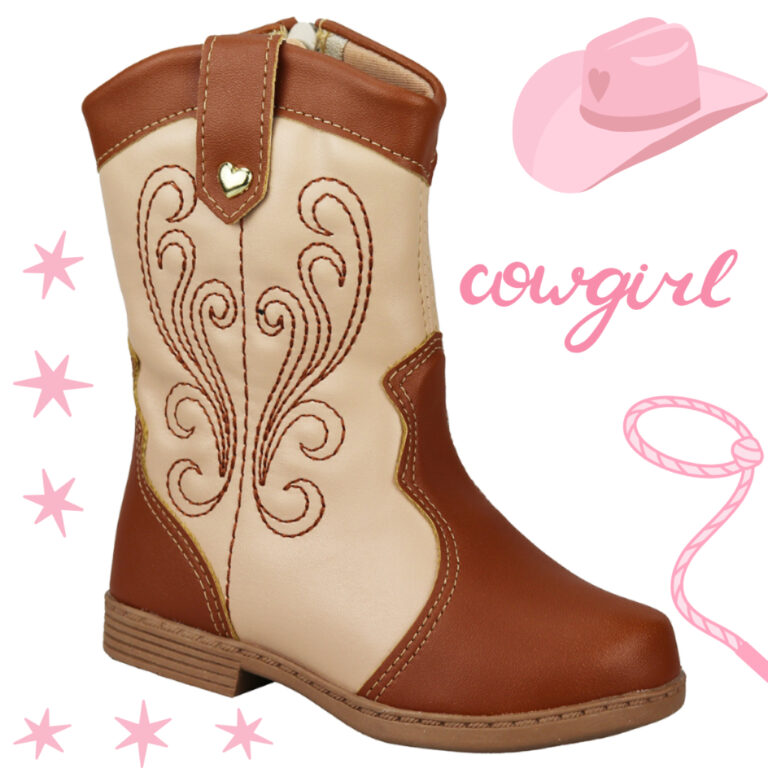 Bota Texana Ana Castela Menina Feminina Infantil C