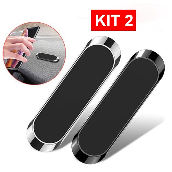 suporte de carro KIT 2 Veicular Magnético Com Im�