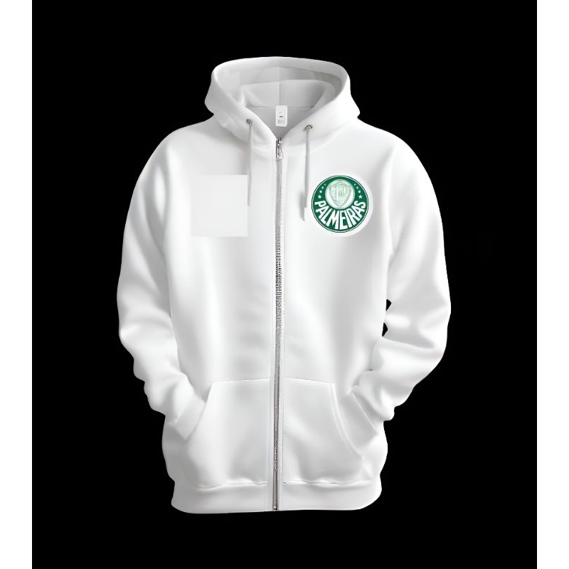 Blusa de Frio Agasalho Verdão Casaco personalizado time com capuz na promoção