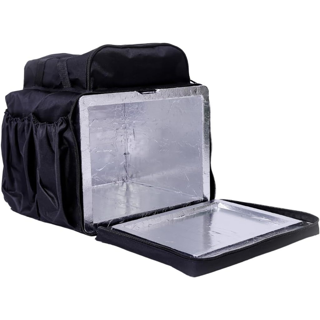 Bag Bolsão Mochila Motoboy Laminada Para Entregas Ifood App Delivery Com Isopor 45 litros
