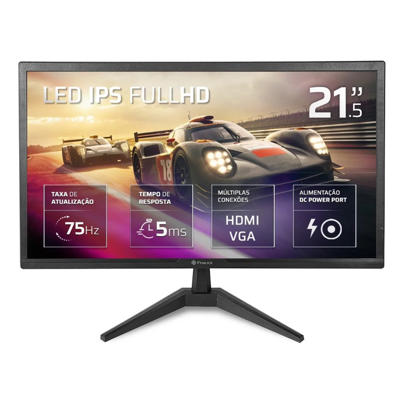 Monitor Fmaxx FireMax MW21V 215 Led Com Hdmi Vga Vesa 100v/240v Preto 127/220v