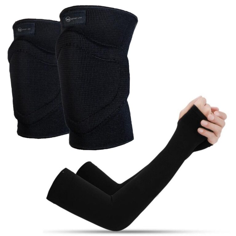 Joelheira + Manguito Longo Kit Vôlei Profissional