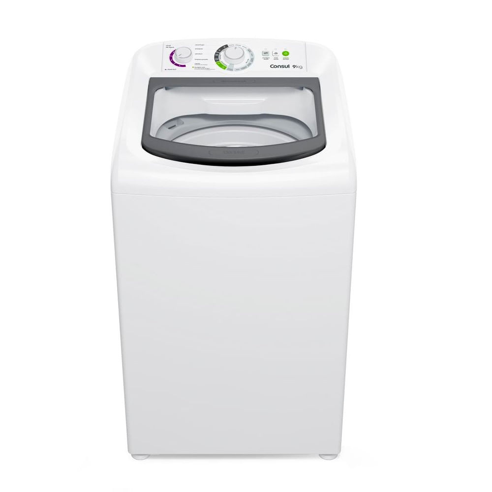 Lavadora de Roupas Consul 9Kg com Dosagem Econômica e Ciclo Edredom Branca CWB09BB  220 Volts