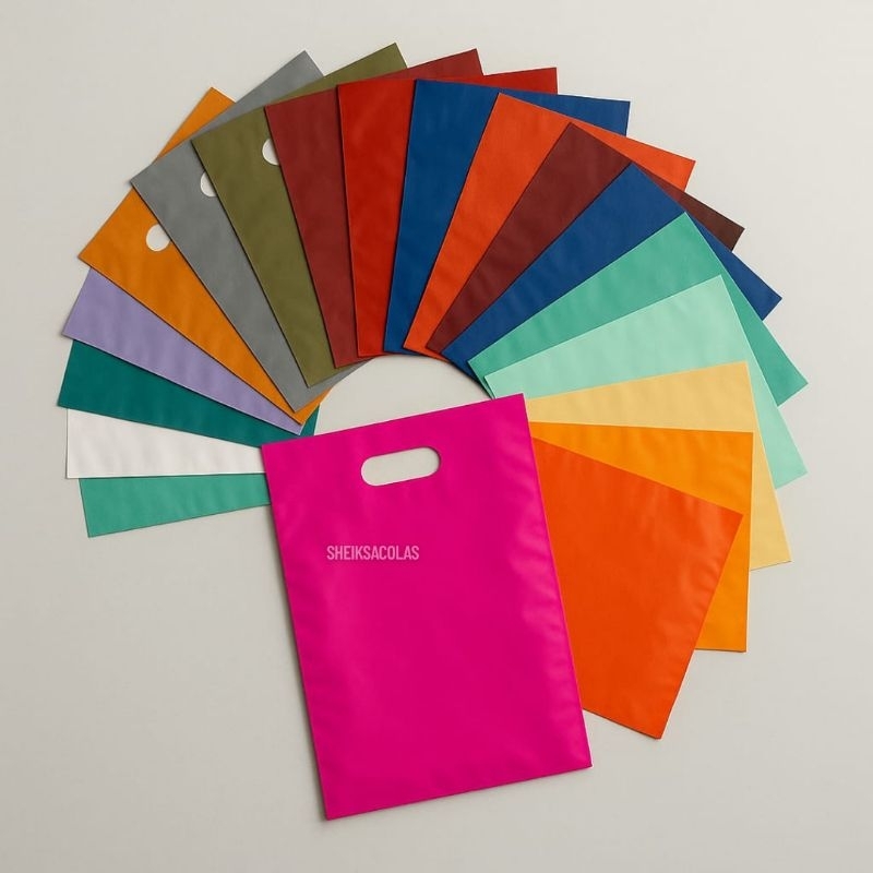 100 Un Sacolas Plasticas Boca Vazada Palhaço Para Loja  20×30 – 30×40 – 40×50 – Sheik Sacolas – Saco