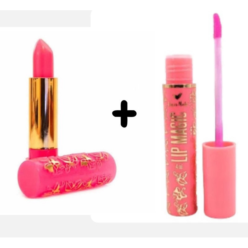 Kit2 Mágico Da Vovó – Gloss Labial Lip Magic + Batom Longa Duração 24 Horas Vovó-HOT SALE