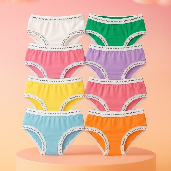 Kit 10 Calcinhas Infantil 85% Algodão Infantil Me