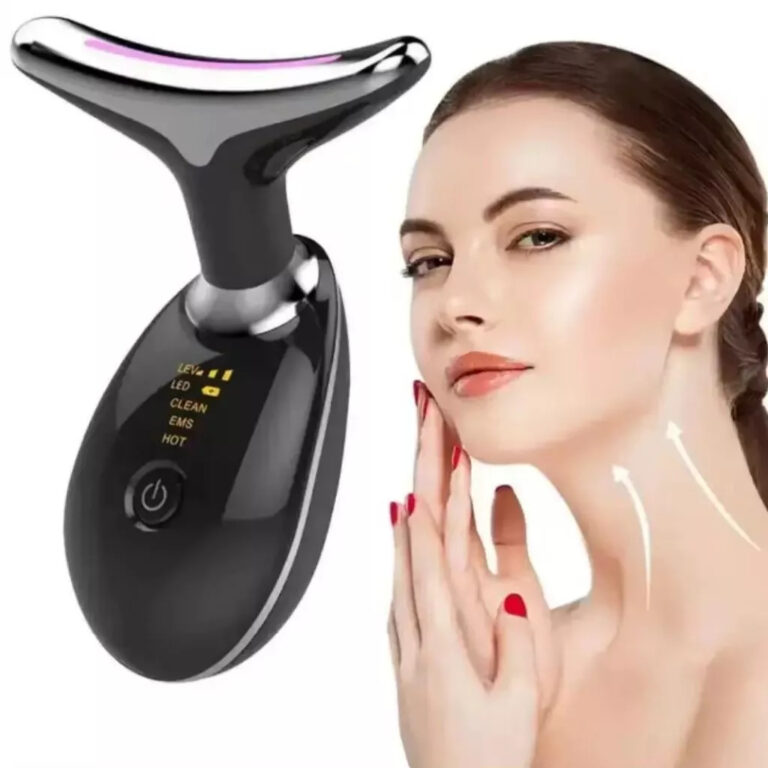 Massageador De Pescoço e Rosto LED Vibração Ant