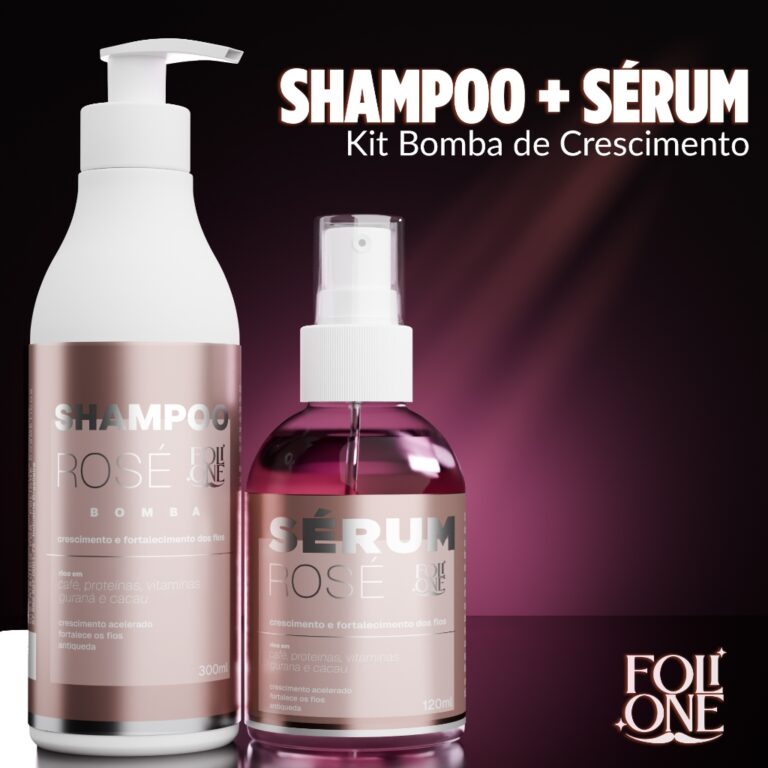 Kit Shampoo Bomba De Crescimento Capilar + Tônico