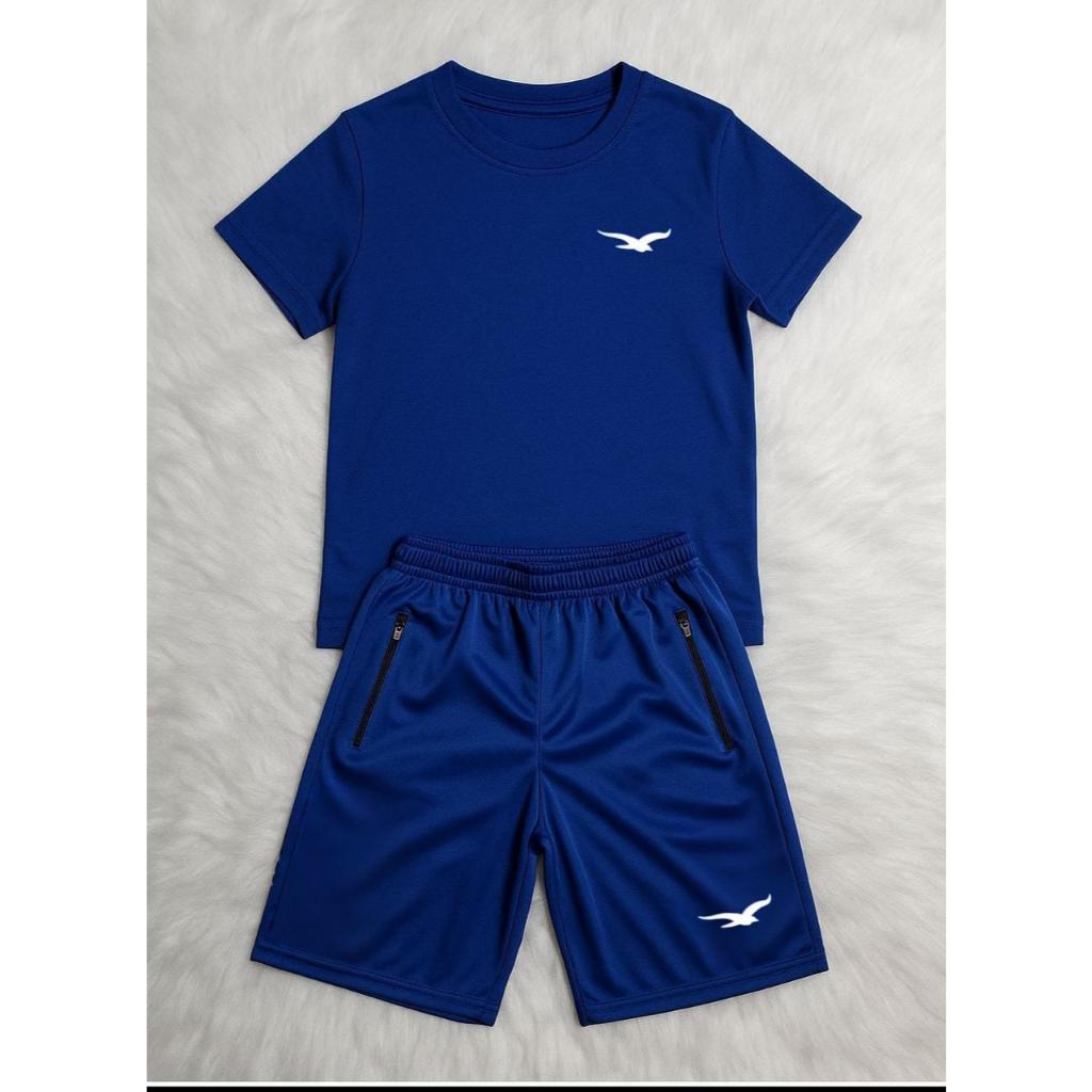 Camiseta MAIS Bermuda Infantil E Juvenil Com Bolsos 04 á 16 Conjunto Volta as Aulas