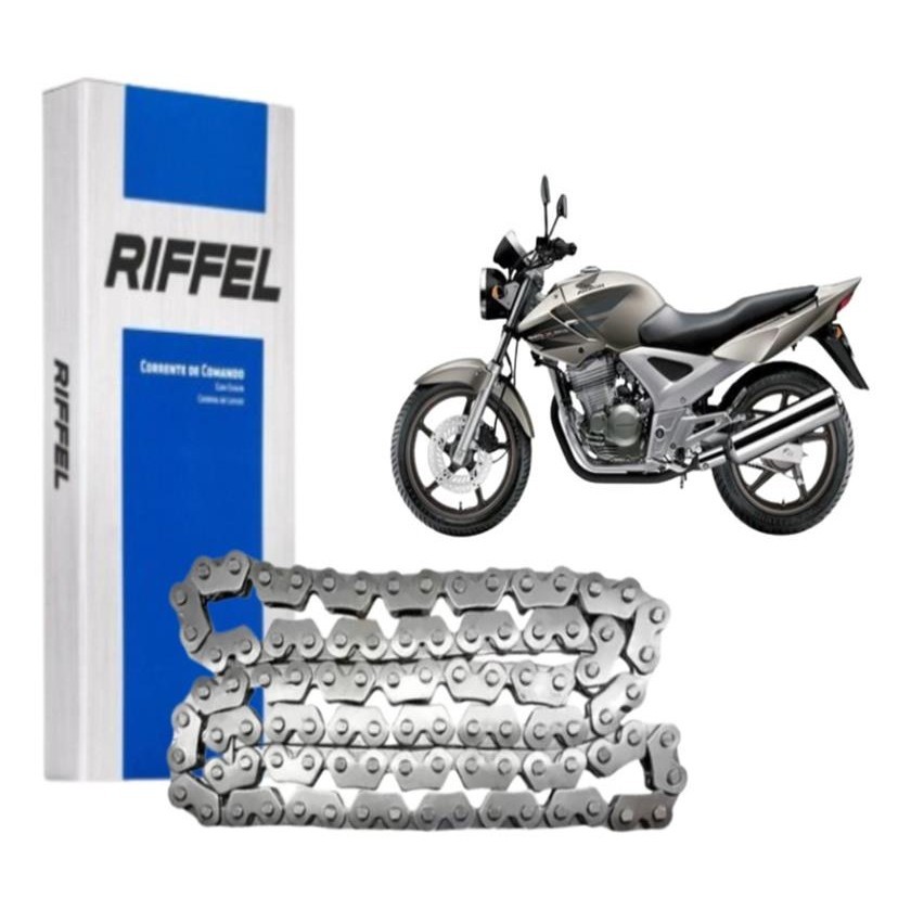 Corrente Comando Honda Cb 300 Cbx 250 Twister XR 250 XRE 300 2001 A 2021 Original Riffel