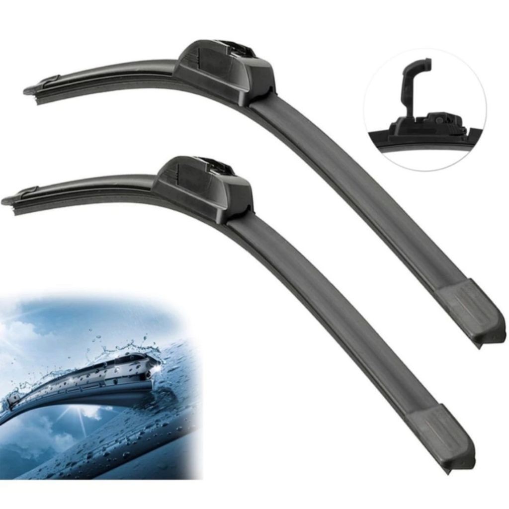 Palheta Limpador de Parabrisa- Silicone- Gancho Dianteiras