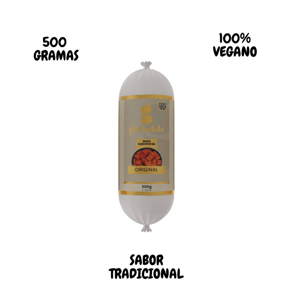 GLUTADELA SABOR ORIGINAL – A MORTADELA VEGANA 500 GRAMAS