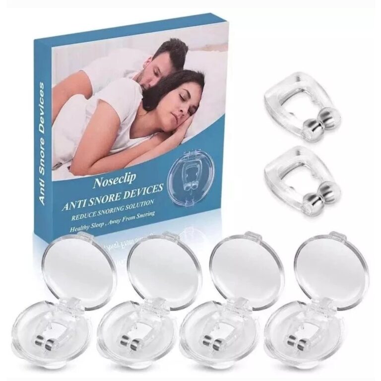 Kit 4, 2 ou 1 Clipe Magnético Nasal Anti Ronco e 