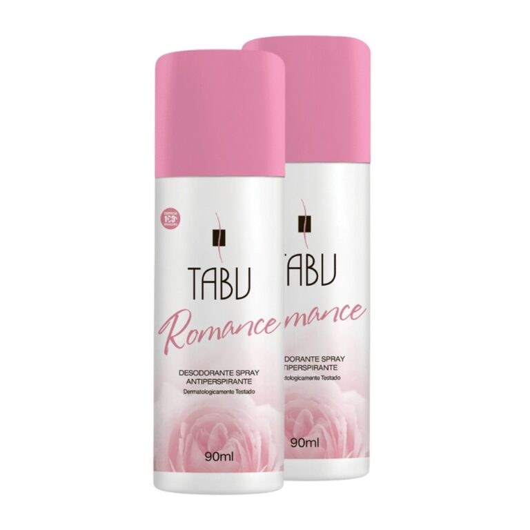 Kit Desodorante Spray Tabu Romance 90Ml (2 unidade